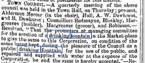 Council take over fountain